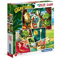 Clementoni Puzzle Gigantosaurus 2x60 pieces - Jigsaw Puzzle