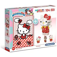 Clementoni Puzzle Hello Kitty 104 pieces and 3D puzzle Hello Kitty - Jigsaw Puzzle