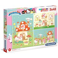 Clementoni Puzzle Hello Kitty 3x48 pieces - Jigsaw Puzzle