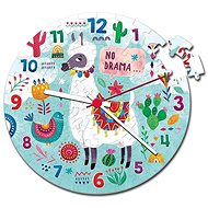 Clementoni Puzzle Clock Lama 96 pieces - Jigsaw Puzzle
