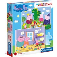 Clementoni Puzzle Peppa Pig 2x20 pieces - Jigsaw Puzzle