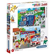 Clementoni Puzzle Rescuers 2x60 pieces - Jigsaw Puzzle