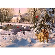 Cobble Hill Puzzle Skating Party 1000 pieces - Jigsaw Puzzle