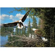 Cobble Hill Puzzle Nesting Eagles 1000 pieces - Jigsaw Puzzle