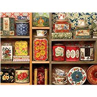 Cobble Hill Puzzle Tea Boxes XL 275 pieces - Jigsaw Puzzle