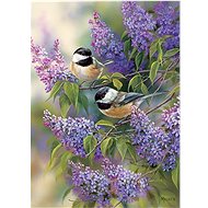 Cobble Hill Lilac Titmouse Puzzle 1000 pieces - Jigsaw Puzzle