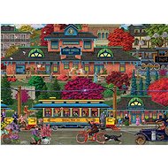 Cobble Hill Tram Stop Puzzle 500 pieces - Jigsaw Puzzle