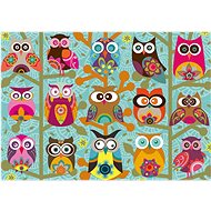 Educa Puzzle Merry Owls 500 pieces - Jigsaw Puzzle