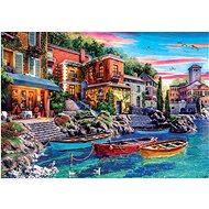 Educa Puzzle Sunset, Como, Italy 3000 pieces - Jigsaw Puzzle