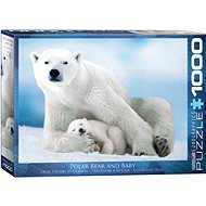 Eurographics Puzzle Polar Bear with Cub 1000 pieces - Jigsaw Puzzle
