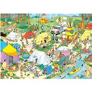 Jumbo Puzzle Camping in the forest 2000 pieces - Jigsaw Puzzle