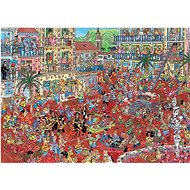 Jumbo Puzzle Tomato Battle 1000 pieces - Jigsaw Puzzle