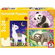 Schimdt Puzzle Animals 3x24 pieces - Jigsaw Puzzle