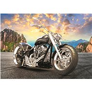 Trefl Black Motorbike Puzzle 500 pieces - Jigsaw Puzzle