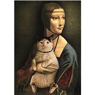 Trefl Puzzle Lady with a Cat 1000 pieces - Jigsaw Puzzle