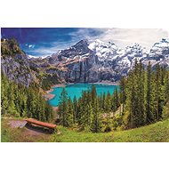 Trefl Puzzle Lake Oeschinen, Alps 1500 pieces - Jigsaw Puzzle