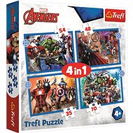 Trefl Puzzle Brave Avengers 4in1 (35,48,54,70 pieces) - Jigsaw Puzzle