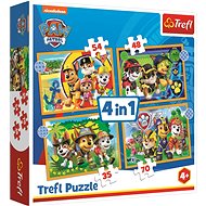 Trefl Puzzle Paw Patrol: Holiday 4in1 (35,48,54,70 pieces) - Jigsaw Puzzle
