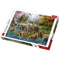 Trefl Puzzle Wolves in the forest 500 pieces - Jigsaw Puzzle