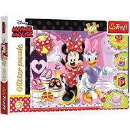Trefl Glitter puzzle Minnie and Daisy 100 pieces - Jigsaw Puzzle
