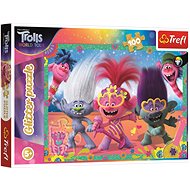 Trefl Glitter Trolls Puzzle 100 pieces - Jigsaw Puzzle