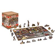 Wooden city Wooden puzzle In the toy shop 2in1, 400 pieces eco - Jigsaw Puzzle