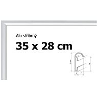 Aluminium frame 35x28cm - silver - Frame