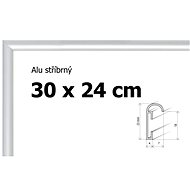 Aluminium frame 30x24cm - silver - Frame
