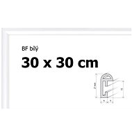 Plastic frame 30x30cm - white - Frame