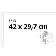 Plastic puzzle frame 42x29,7cm A3 - white - Frame