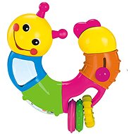 Hola Rattle Caterpillar Pink - Baby Rattle