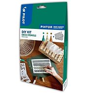 PILOT Pintor Medium, acrylic, set of 3 / decorative stencils - Markers
