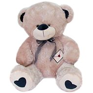 Grey Bear - Black Ears - 50cm - Soft Toy