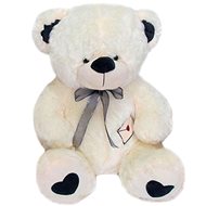 White Bear - Black Ears - 50cm - Soft Toy