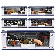 Realistic Farm with Figures and Animals, 43,5x10x14,5cm - Figure Accessories