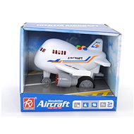 Plane with flywheel and batteries - 17,5x14,5x13,5 cm - Children's Airplane