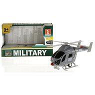 Battery operated helicopter, light, sound; 20x10x7cm - Helicopter