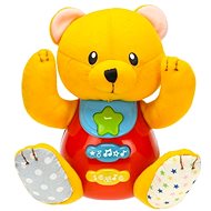 18cm battery operated teddy bear with light and sound 3m+ in box - Soft Toy
