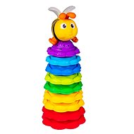 Pyramid bee with colour changing wings /5 battery operated balls with light and sound 6m+ - Sort and Stack Tower