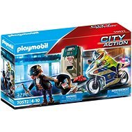 Playmobil 70572 Police Motorcycle: Chasing the Robber - Building Set