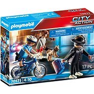 Playmobil 70573 City Action - Polizei-Fahrrad: Verfolgung des Taschendiebs - Bausatz