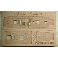 HiSModel Superbe 1:150 wooden deck oak - Building Kit Accessory