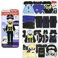 MierEdu Travel magnetic set - policeman - Magnetic Dress-Up
