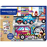 Avenir Pixel image - cars - Craft for Kids