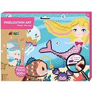 Avenir Pixel image - mermaid - Craft for Kids