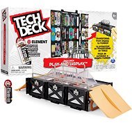 Tech Deck Vitrin és pódium - Fingerboard rámpa