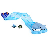 Monster Jam Megalodon Pro Mini Cars Play Set - Slot Car Track