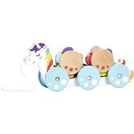 Little Tikes Wooden Critters Wooden Pull Toys - Unicorn - Push and Pull Toy