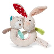 Nici Rabbit Rattle with Teddy Bear - Baby Rattle
