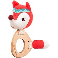 Lilliputiens - wooden teether - Alice the fox - Baby Teether